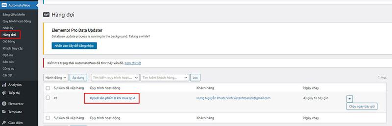 Hàng đợi AutomateWoo