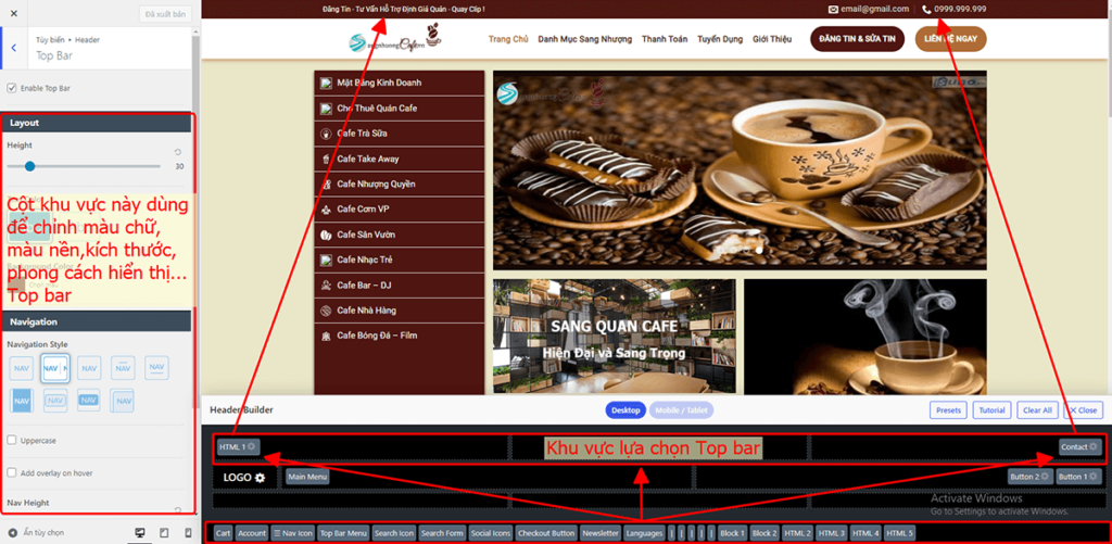 Hình thiết kế TopBar