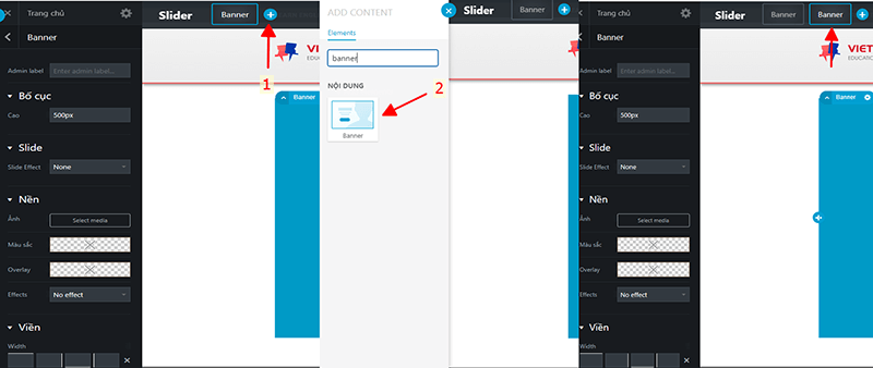 Thêm banner trong slider
